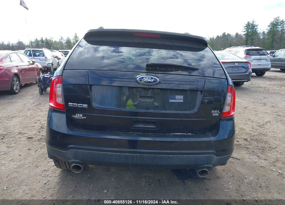 2013 FORD EDGE SEL VIN: 2FMDK4JC7DBC56664