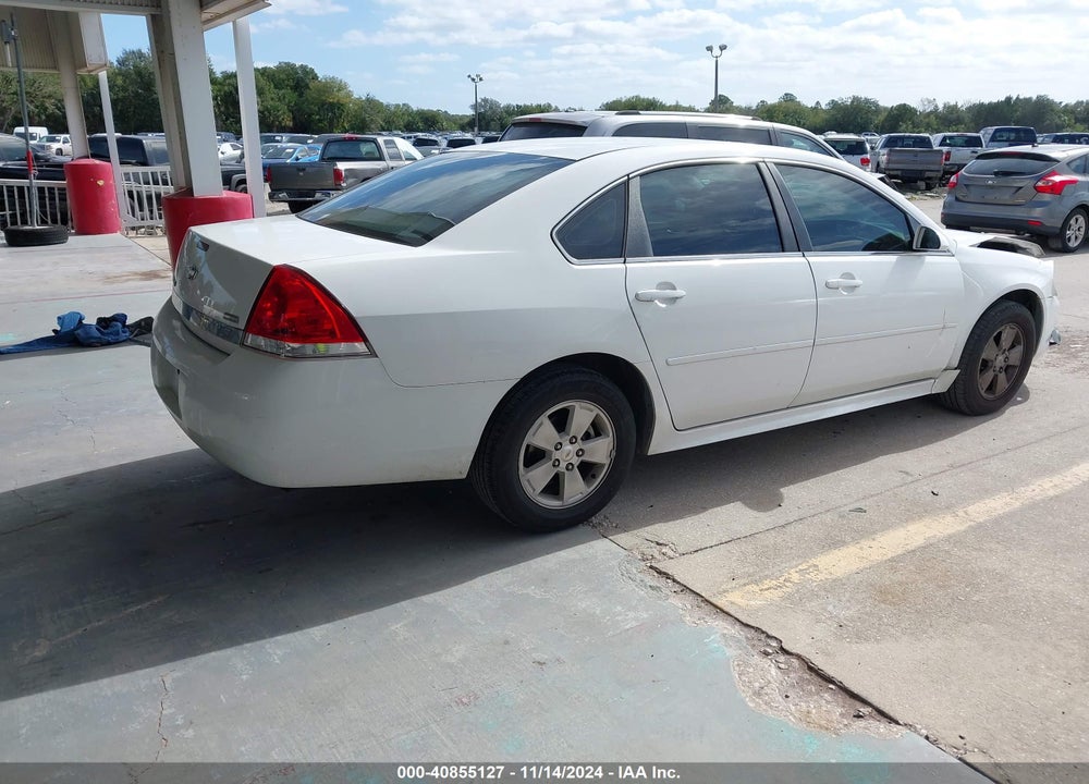 2011 CHEVROLET IMPALA LT VIN: 2G1WG5EK6B1234656