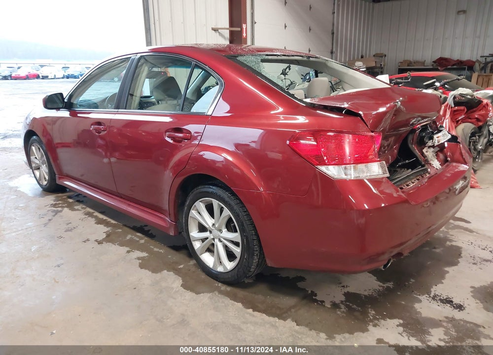 2013 SUBARU LEGACY 2.5I PREMIUM VIN: 4S3BMBC65D3006907