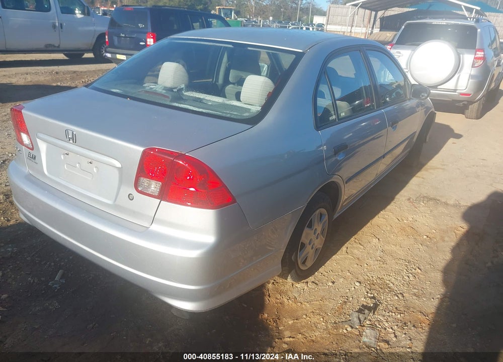 2004 HONDA CIVIC VP VIN: 1HGES16384L008165