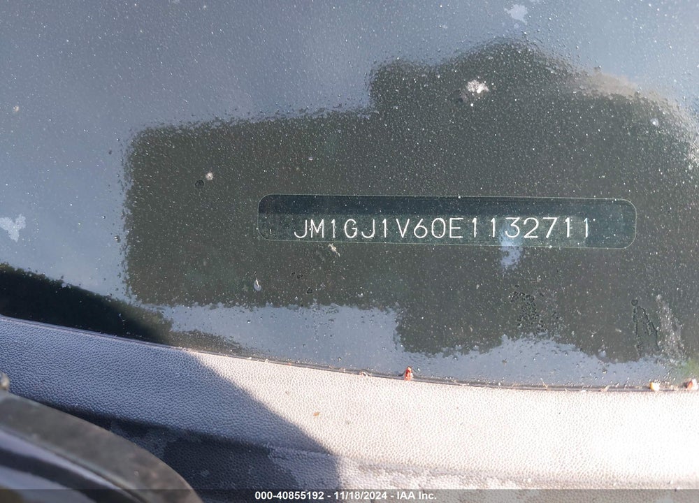 2014 MAZDA 6 I TOURING VIN: JM1GJ1V60E1132711