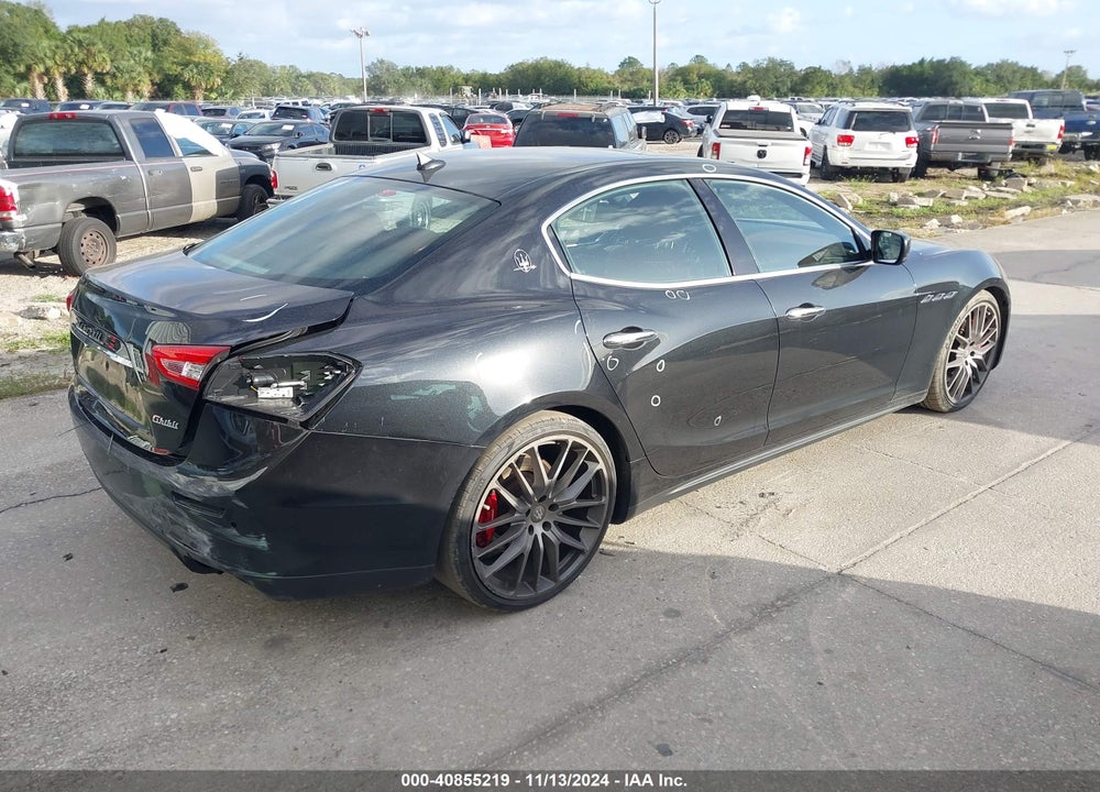 2015 MASERATI GHIBLI S Q4 VIN: ZAM57RTA3F1142481