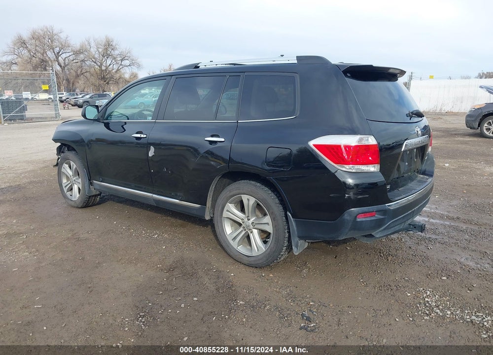 2011 TOYOTA HIGHLANDER LIMITED V6 VIN: 5TDDK3EH0BS085949