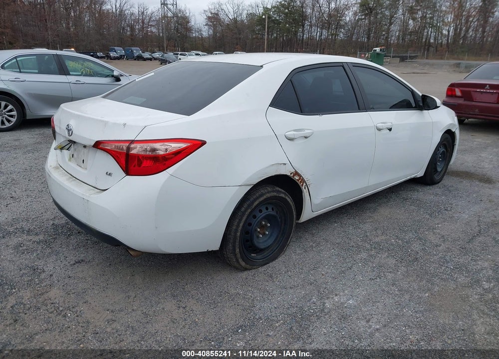 2017 TOYOTA COROLLA LE VIN: 2T1BURHE9HC848817
