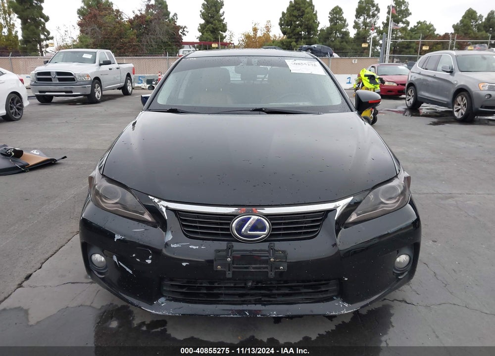 2011 LEXUS CT 200H PREMIUM VIN: JTHKD5BH6B2007571