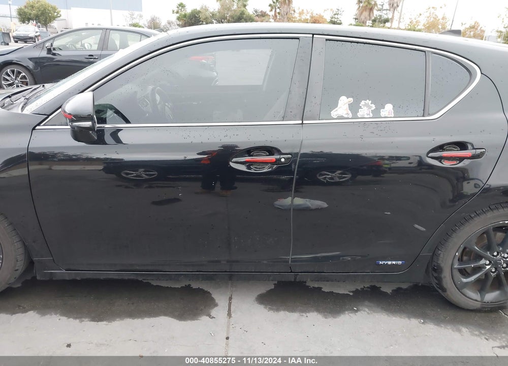 2011 LEXUS CT 200H PREMIUM VIN: JTHKD5BH6B2007571