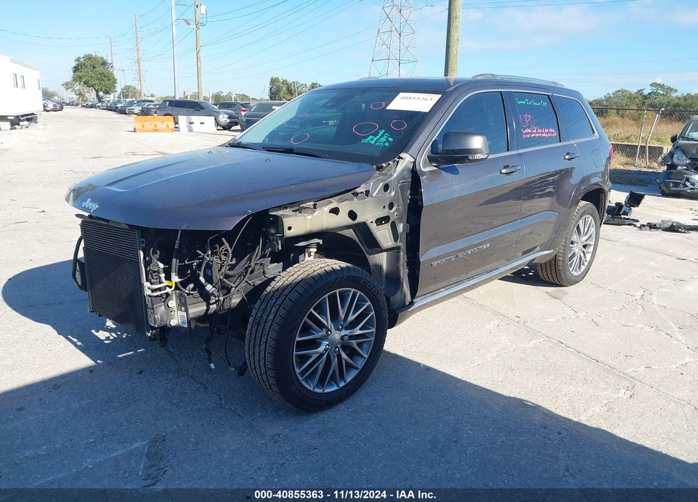 2018 JEEP GRAND CHEROKEE SUMMIT 4X2 VIN: 1C4RJEJG5JC394625
