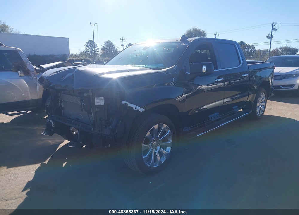 2022 CHEVROLET SILVERADO 1500 LTD 4WD SHORT BED HIGH COUNTRY VIN: 3GCUYHED4NG216506