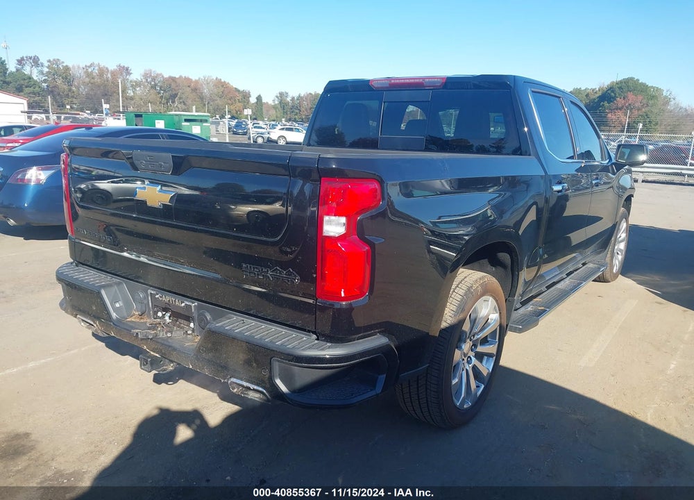 2022 CHEVROLET SILVERADO 1500 LTD 4WD SHORT BED HIGH COUNTRY VIN: 3GCUYHED4NG216506