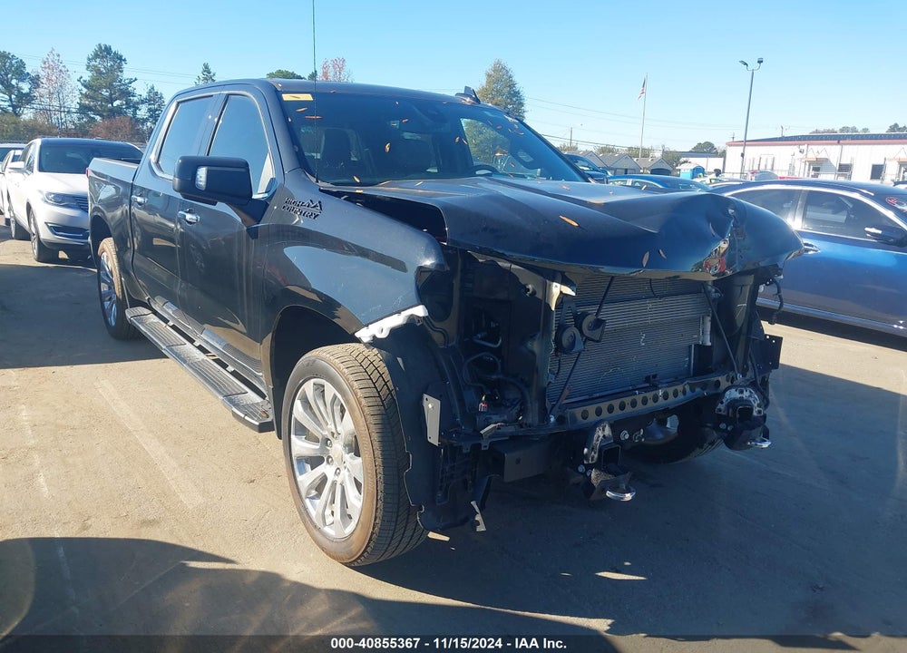 2022 CHEVROLET SILVERADO 1500 LTD 4WD SHORT BED HIGH COUNTRY VIN: 3GCUYHED4NG216506