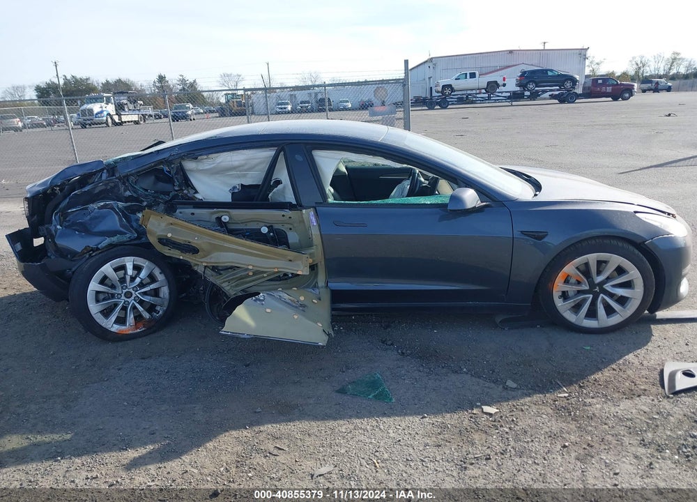 2022 TESLA MODEL 3 VIN: 5YJ3E1EA3NF186373