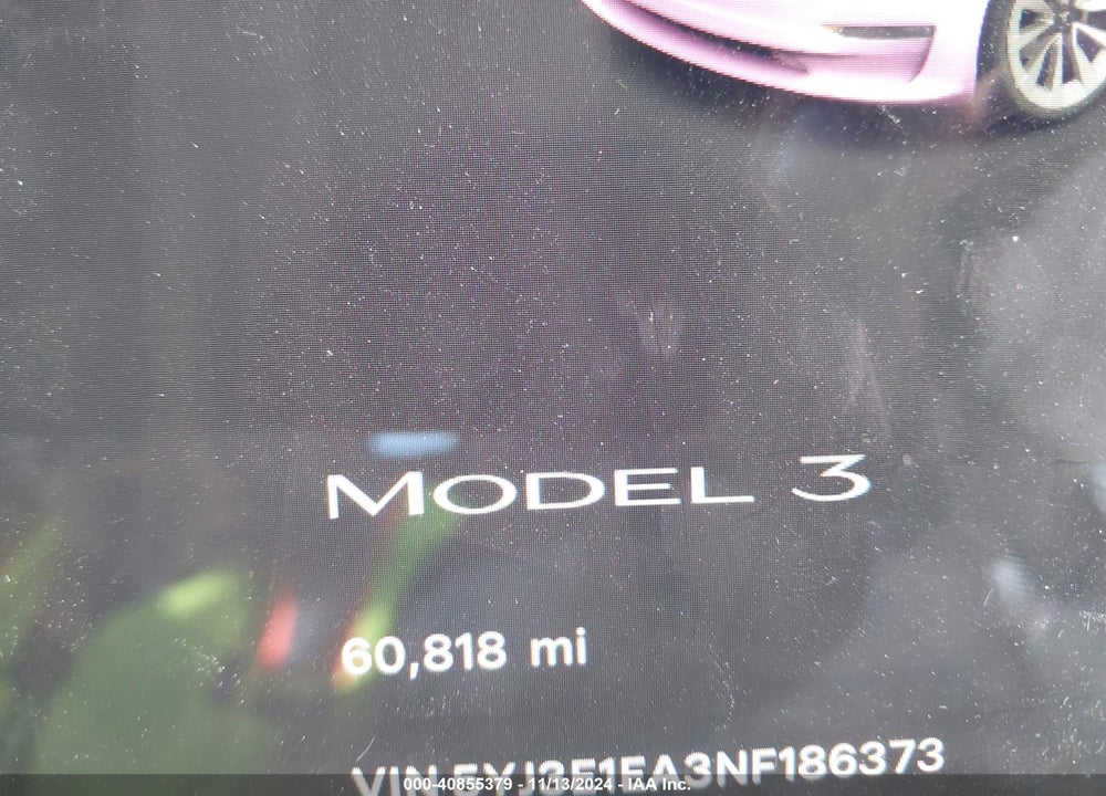 2022 TESLA MODEL 3 VIN: 5YJ3E1EA3NF186373