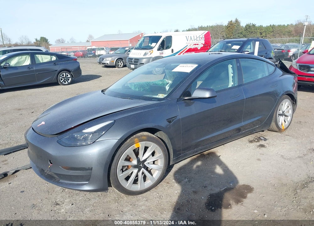2022 TESLA MODEL 3 VIN: 5YJ3E1EA3NF186373