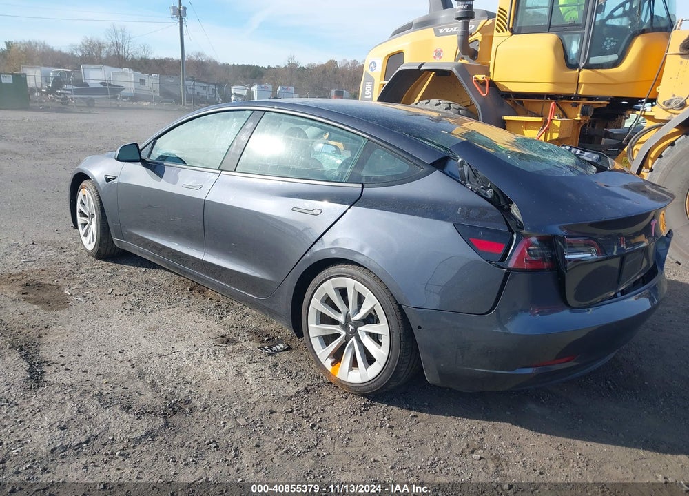 2022 TESLA MODEL 3 VIN: 5YJ3E1EA3NF186373