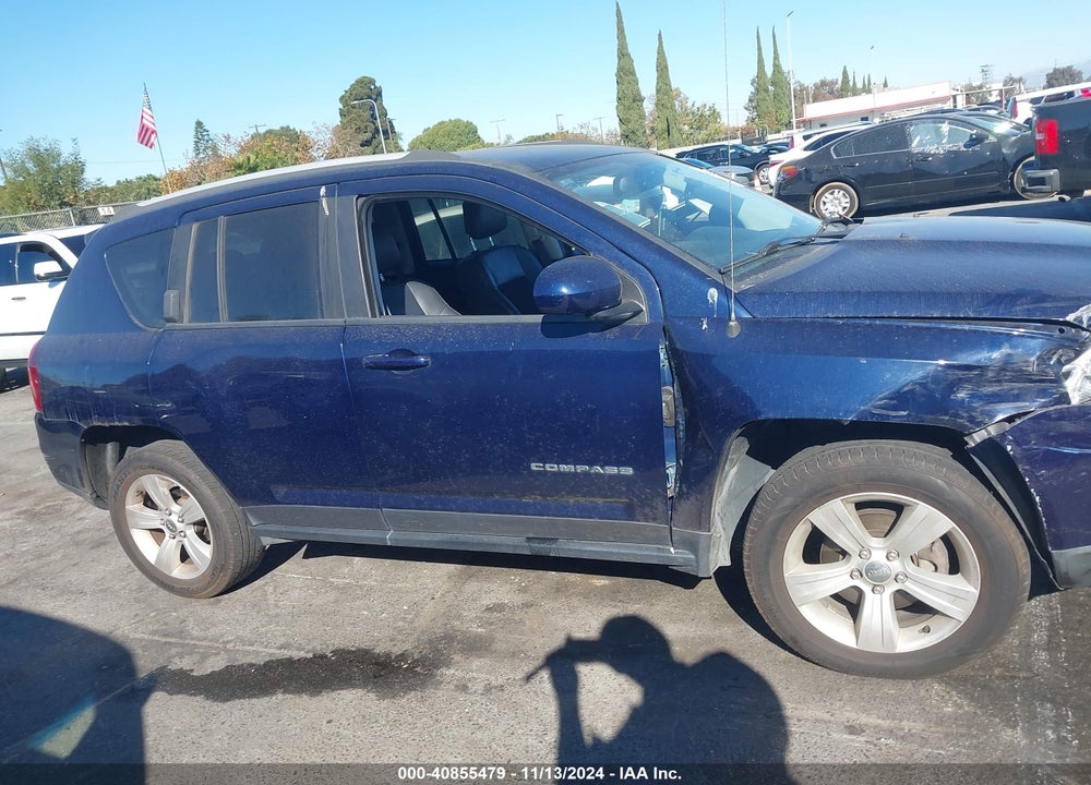 2017 JEEP COMPASS LATITUDE 4X4 VIN: 1C4NJDEB8HD191174