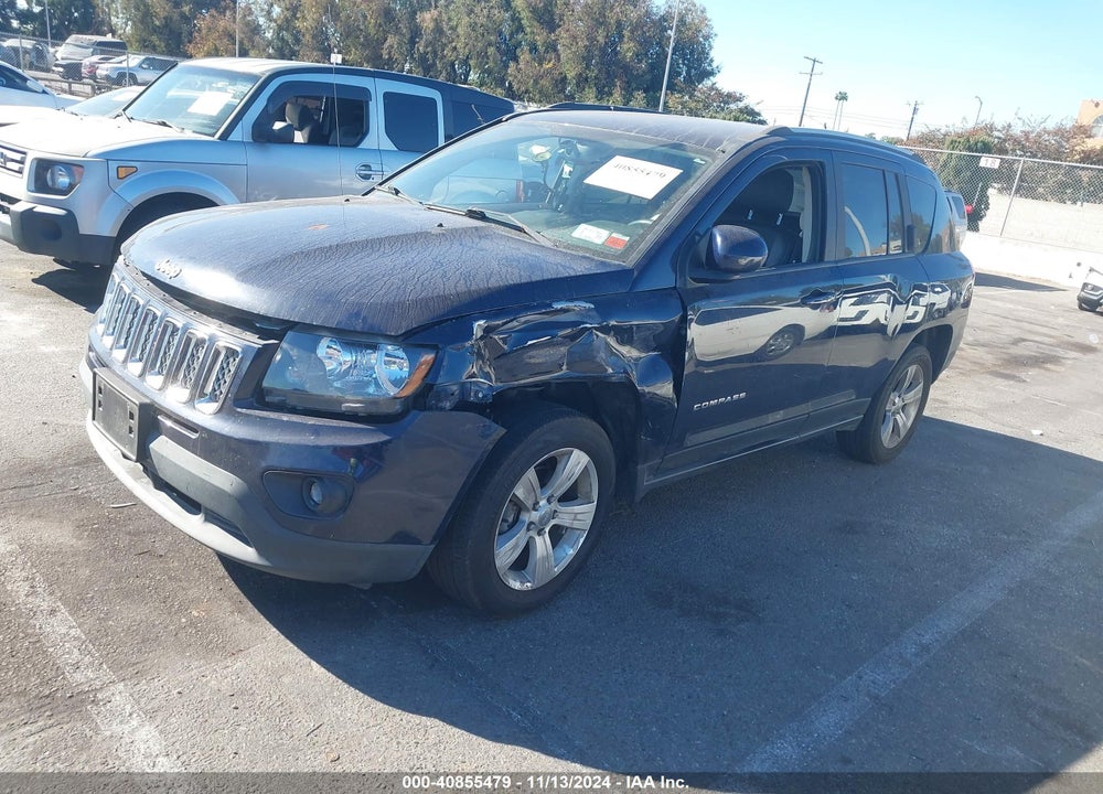 2017 JEEP COMPASS LATITUDE 4X4 VIN: 1C4NJDEB8HD191174