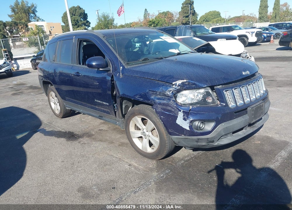 2017 JEEP COMPASS LATITUDE 4X4 VIN: 1C4NJDEB8HD191174