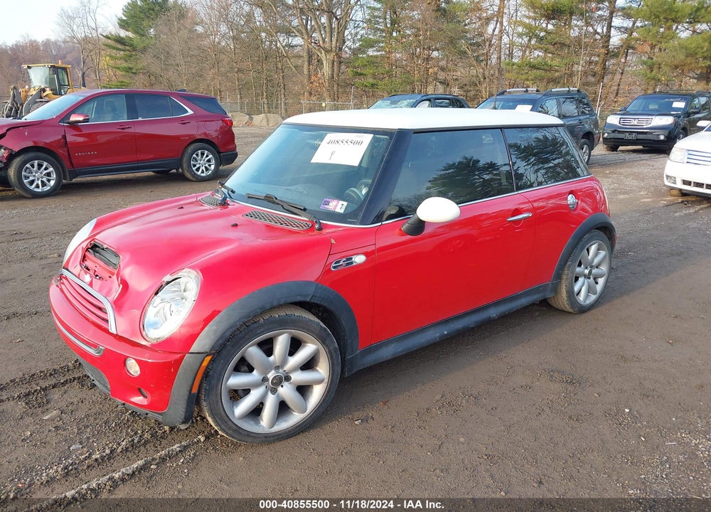 2003 MINI COOPER S VIN: WMWRE33403TD60770