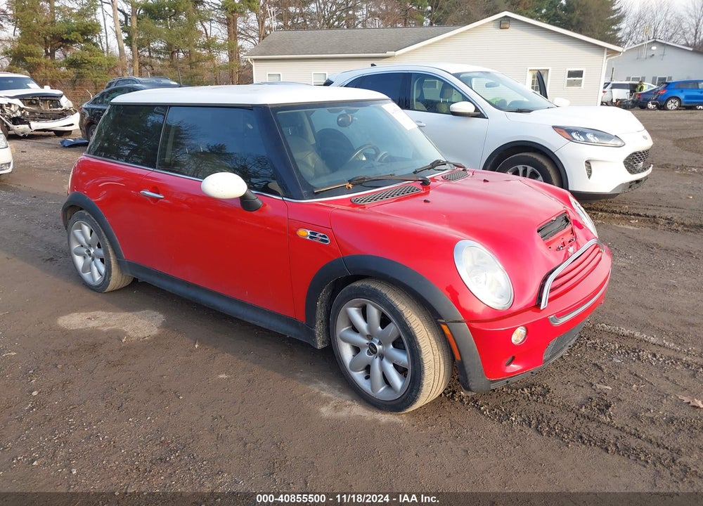 2003 MINI COOPER S VIN: WMWRE33403TD60770