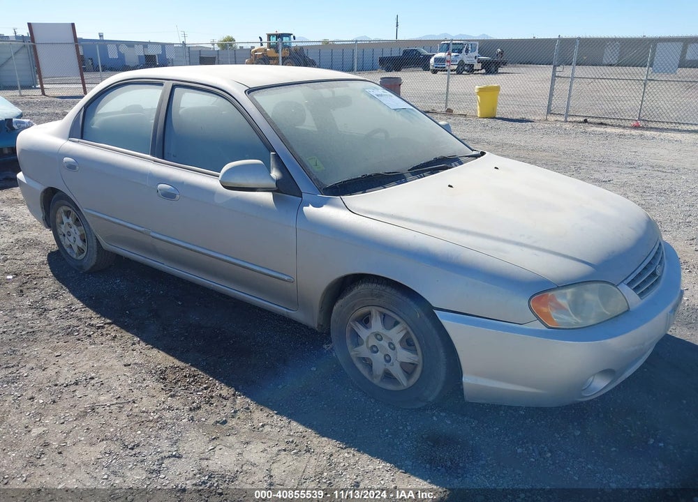 2003 KIA SPECTRA LS VIN: KNAFB121835272512