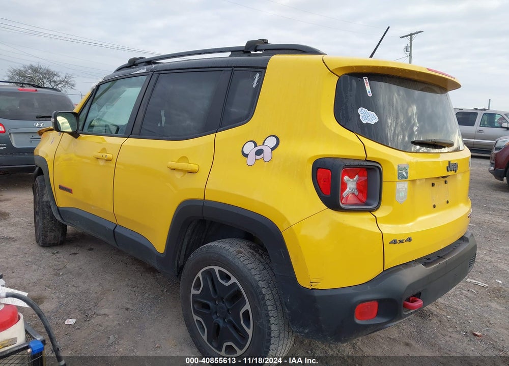 2016 JEEP RENEGADE TRAILHAWK VIN: ZACCJBCT8GPD58558