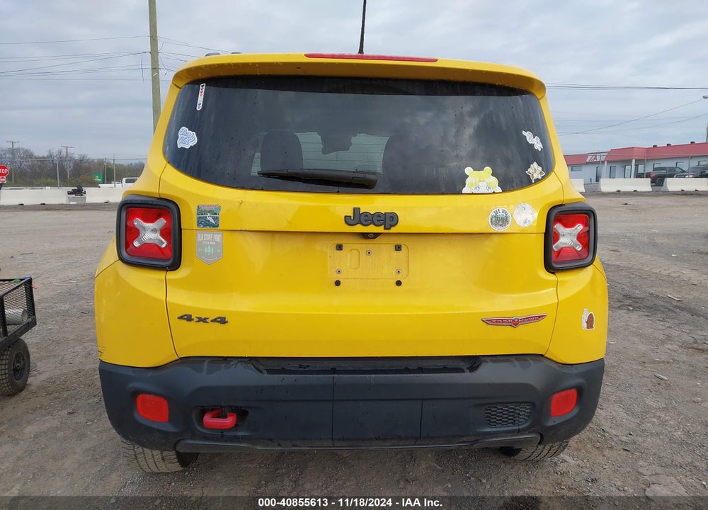 2016 JEEP RENEGADE TRAILHAWK VIN: ZACCJBCT8GPD58558