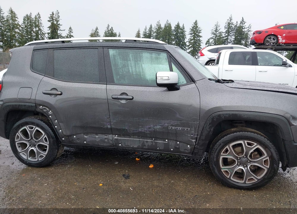 2016 JEEP RENEGADE LIMITED VIN: ZACCJBDT8GPD25820