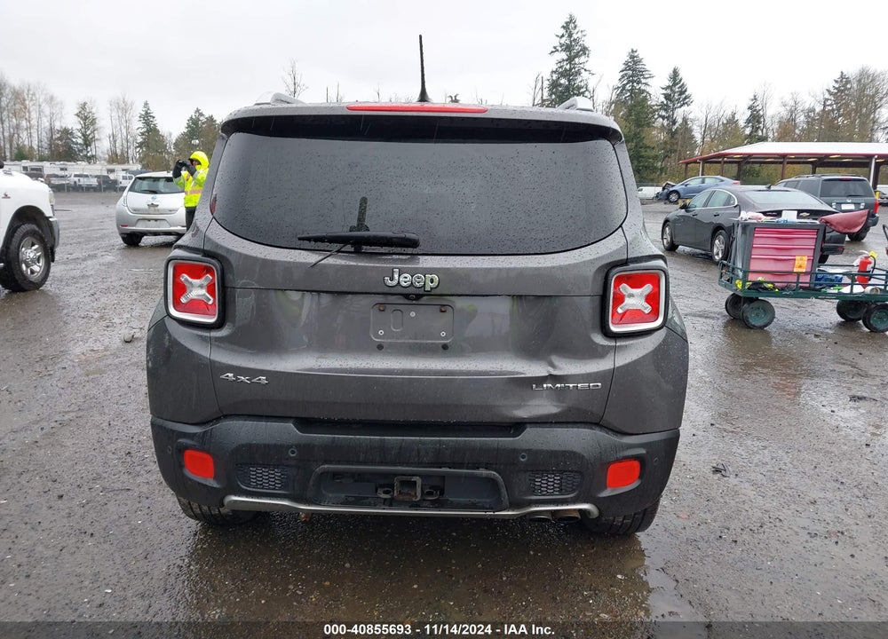 2016 JEEP RENEGADE LIMITED VIN: ZACCJBDT8GPD25820