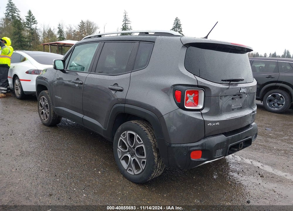 2016 JEEP RENEGADE LIMITED VIN: ZACCJBDT8GPD25820