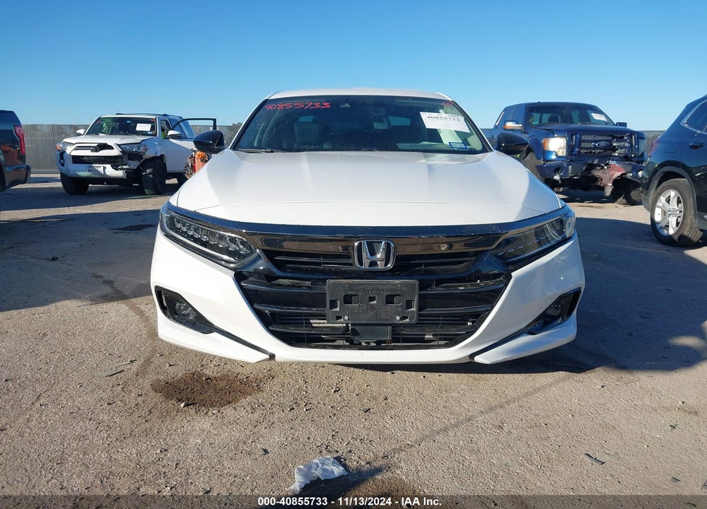2022 HONDA ACCORD VIN: 1HGCV1F42NA027055