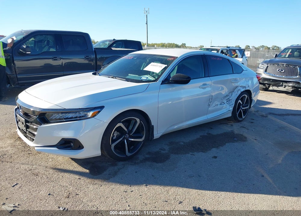 2022 HONDA ACCORD VIN: 1HGCV1F42NA027055