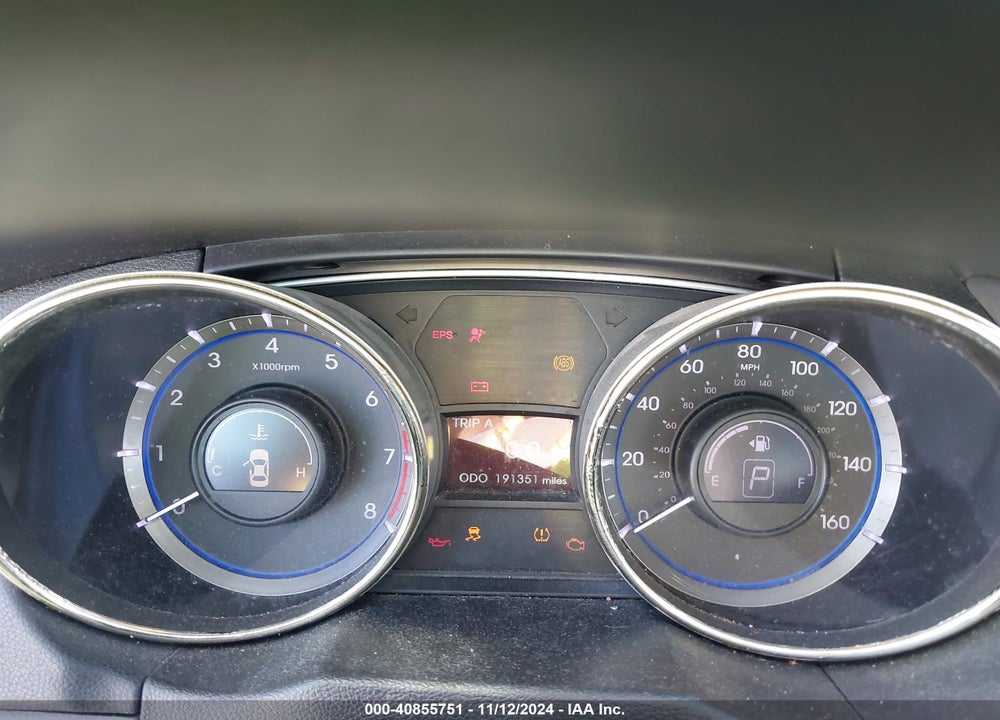 2013 HYUNDAI SONATA GLS VIN: 5NPEB4AC4DH725075
