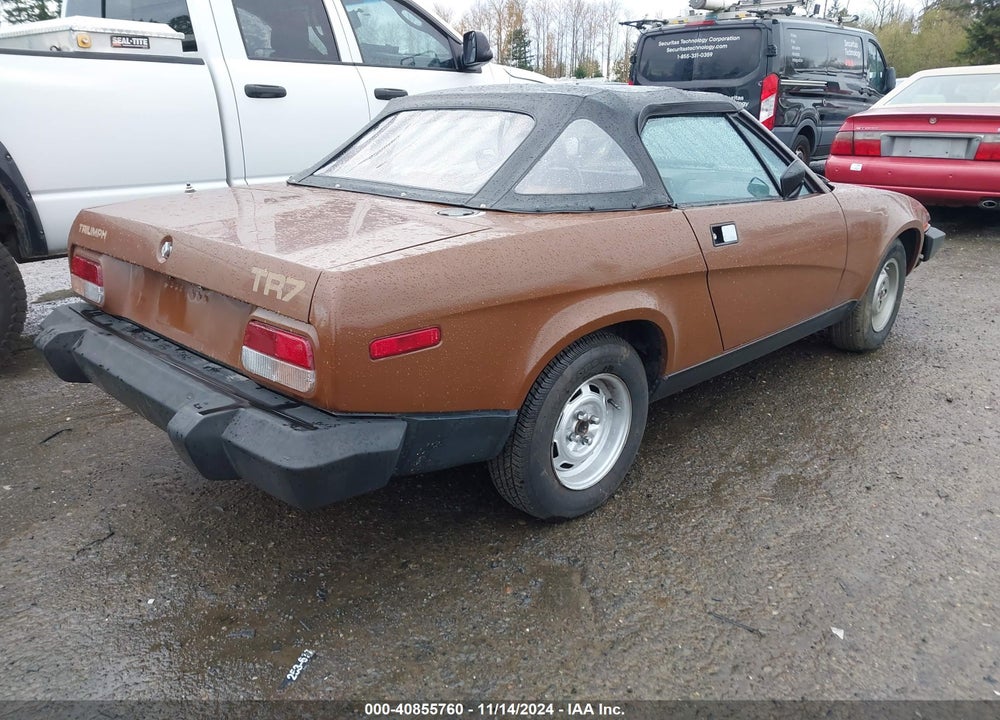 1980 TRIUMPH TR7 VIN: TCT115115UCF