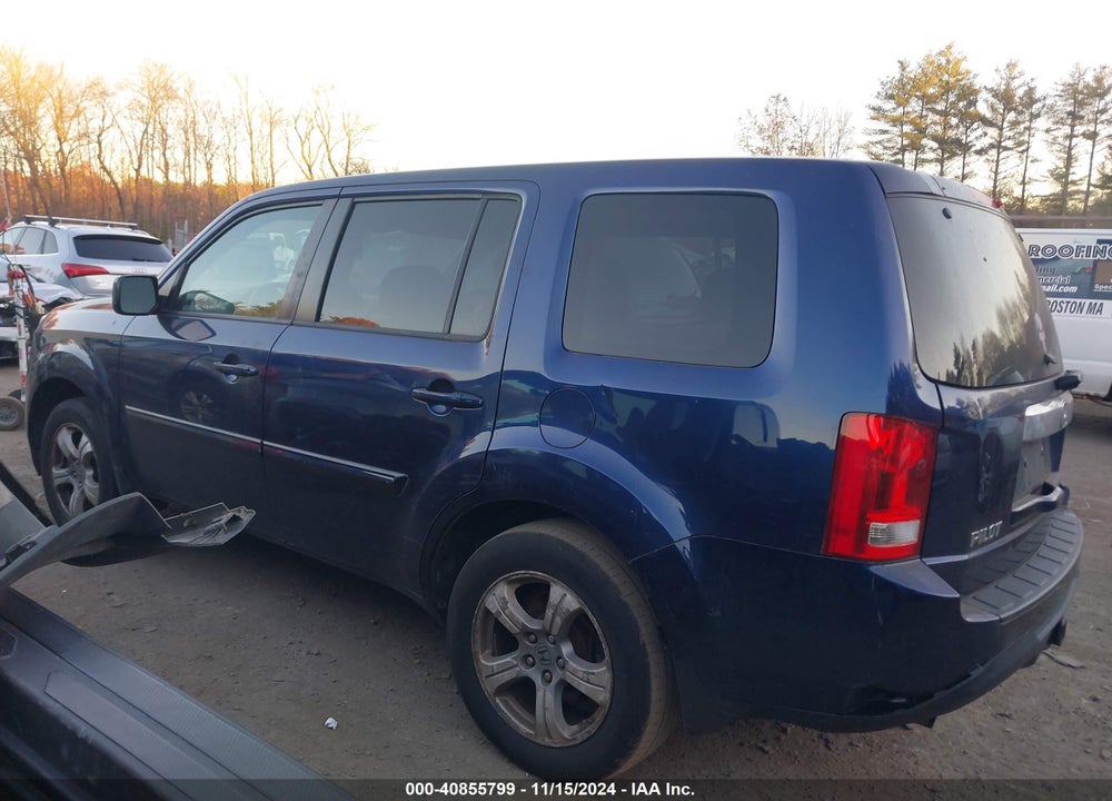 2013 HONDA PILOT EX-L VIN: 5FNYF4H5XDB012527