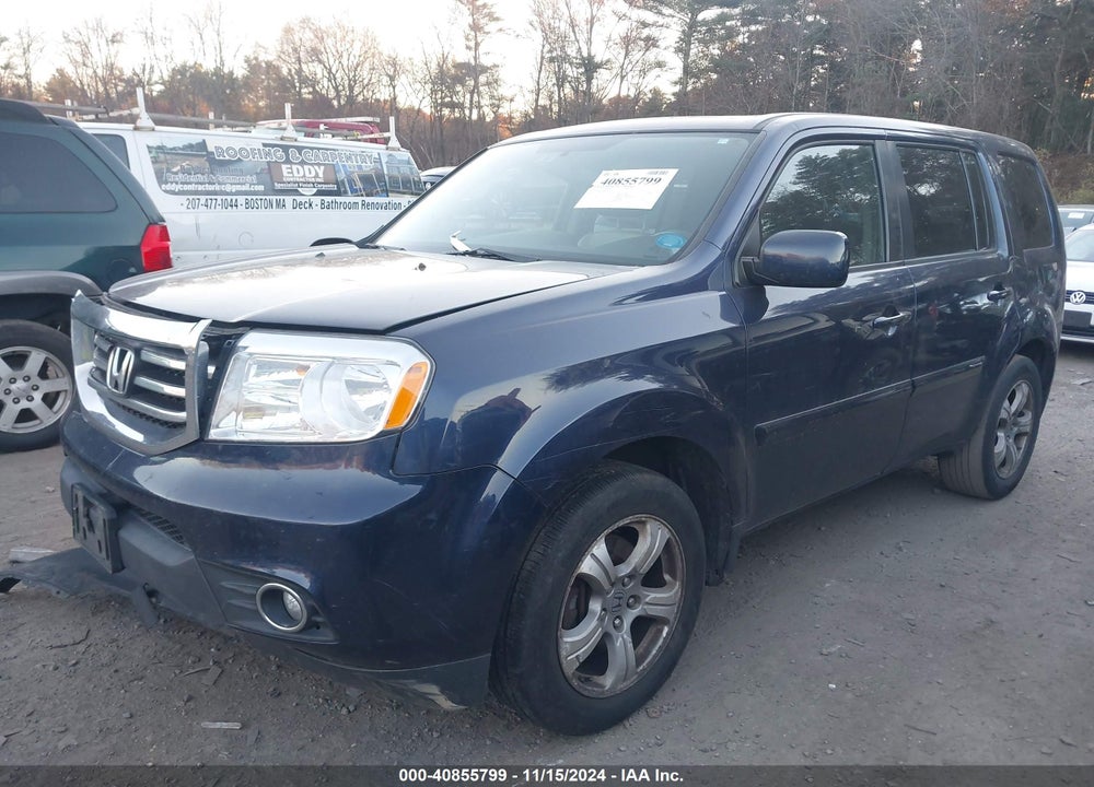 2013 HONDA PILOT EX-L VIN: 5FNYF4H5XDB012527