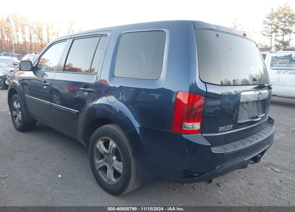 2013 HONDA PILOT EX-L VIN: 5FNYF4H5XDB012527