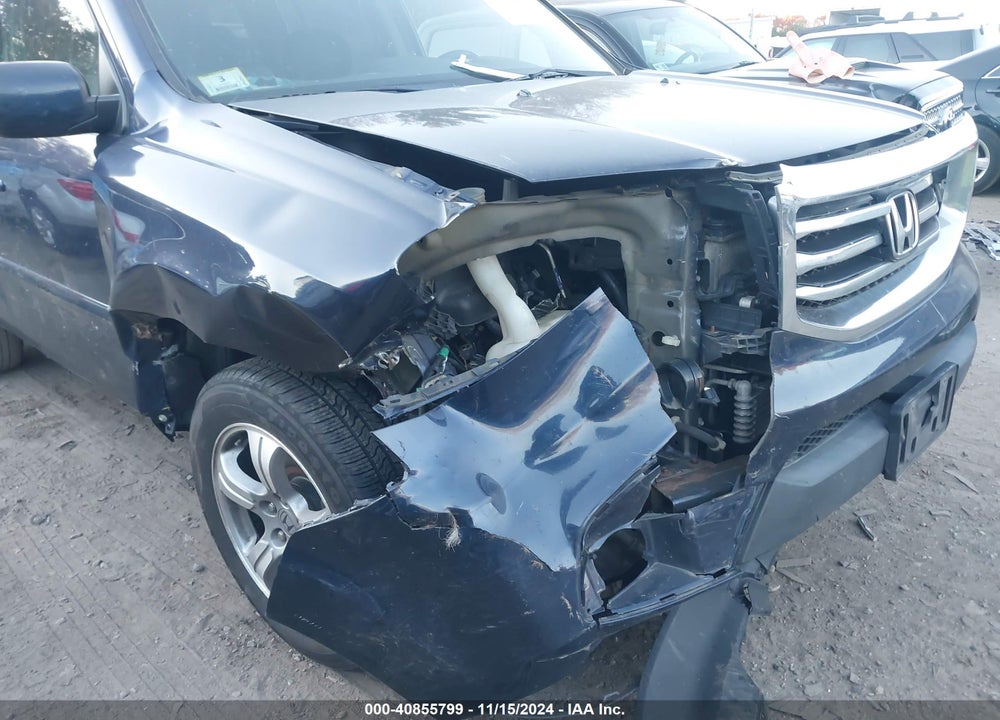 2013 HONDA PILOT EX-L VIN: 5FNYF4H5XDB012527