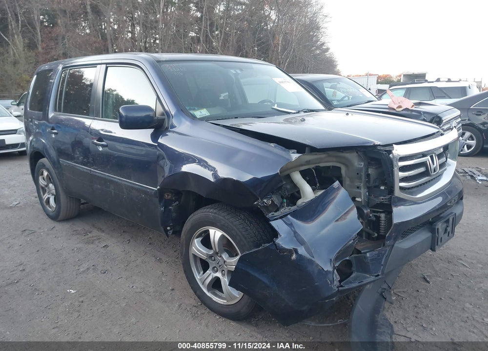 2013 HONDA PILOT EX-L VIN: 5FNYF4H5XDB012527