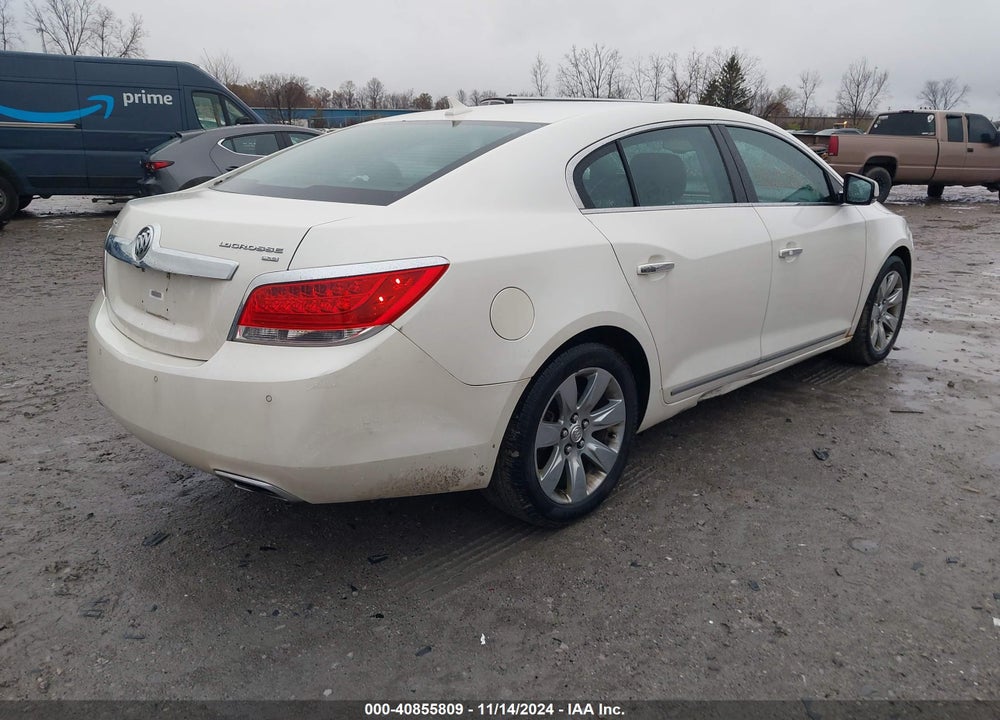 2010 BUICK LACROSSE CXS VIN: 1G4GE5EV3AF262882