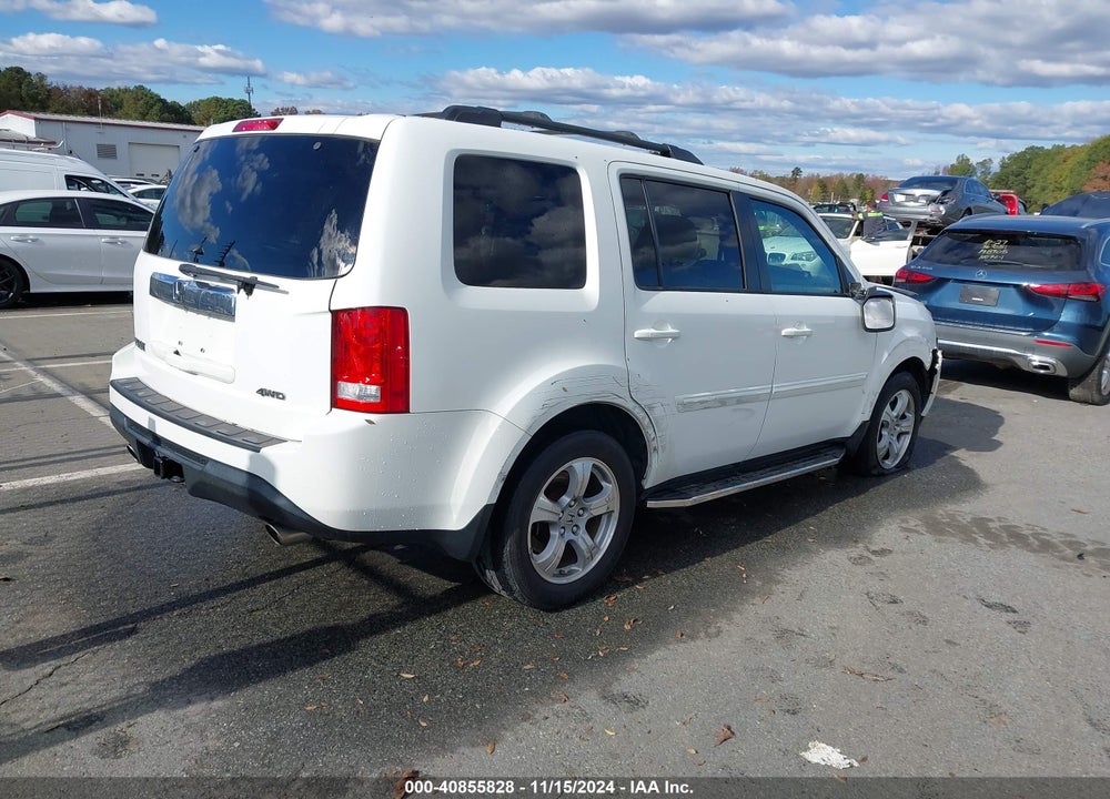 2015 HONDA PILOT EX-L VIN: 5FNYF4H57FB041602