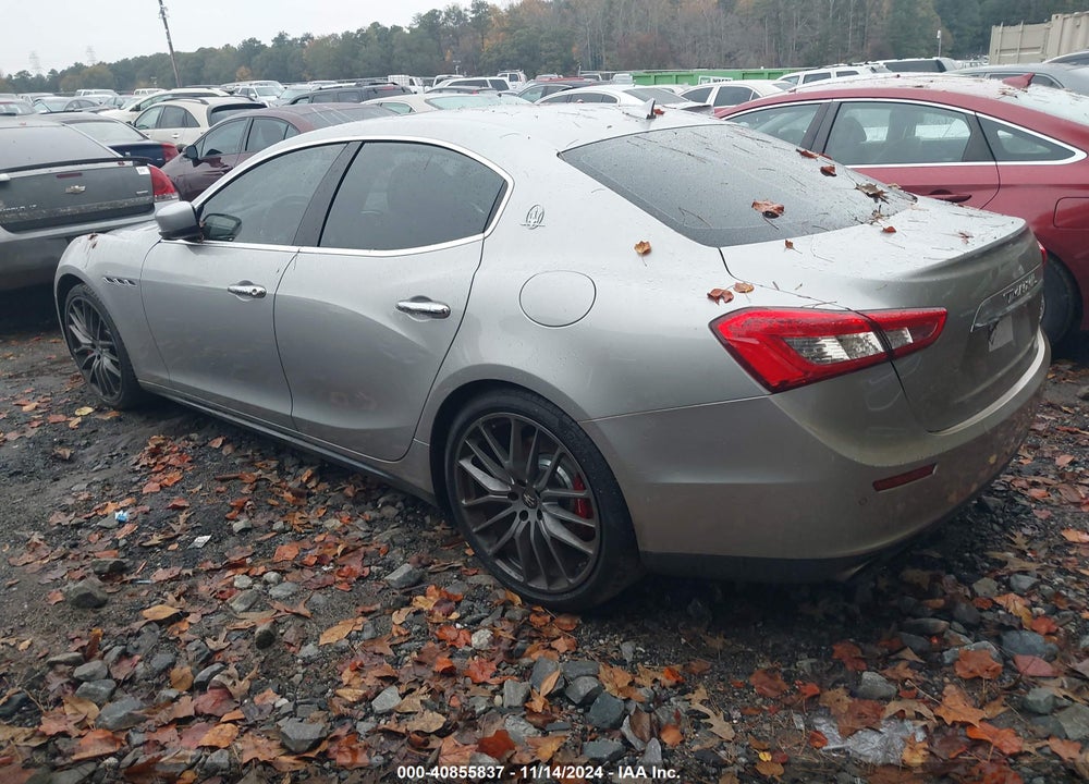 2016 MASERATI GHIBLI S VIN: ZAM57RSA6G1171380