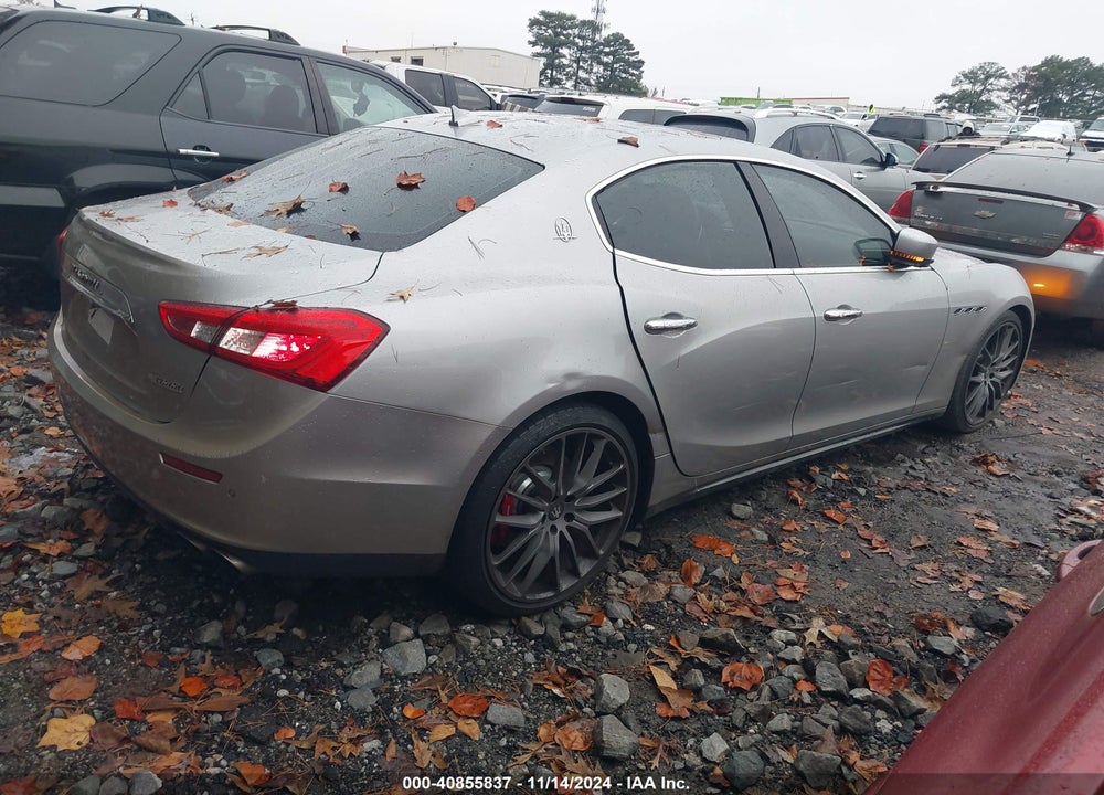 2016 MASERATI GHIBLI S VIN: ZAM57RSA6G1171380