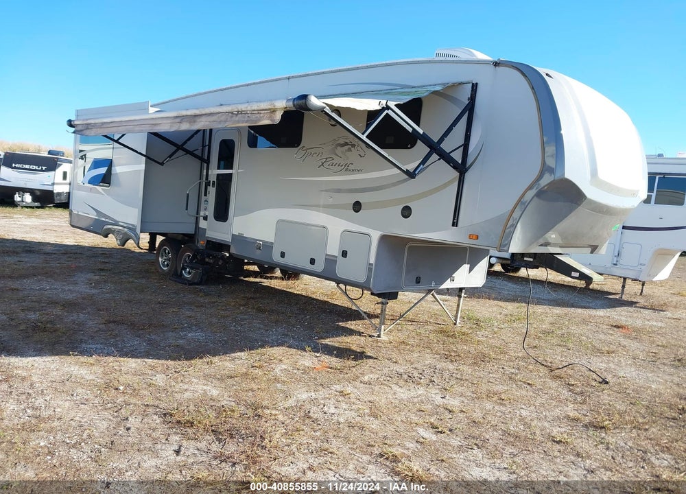 2013 OPEN RANGE TRAVEL TRAILER VIN: 5XMFL3328D5011552