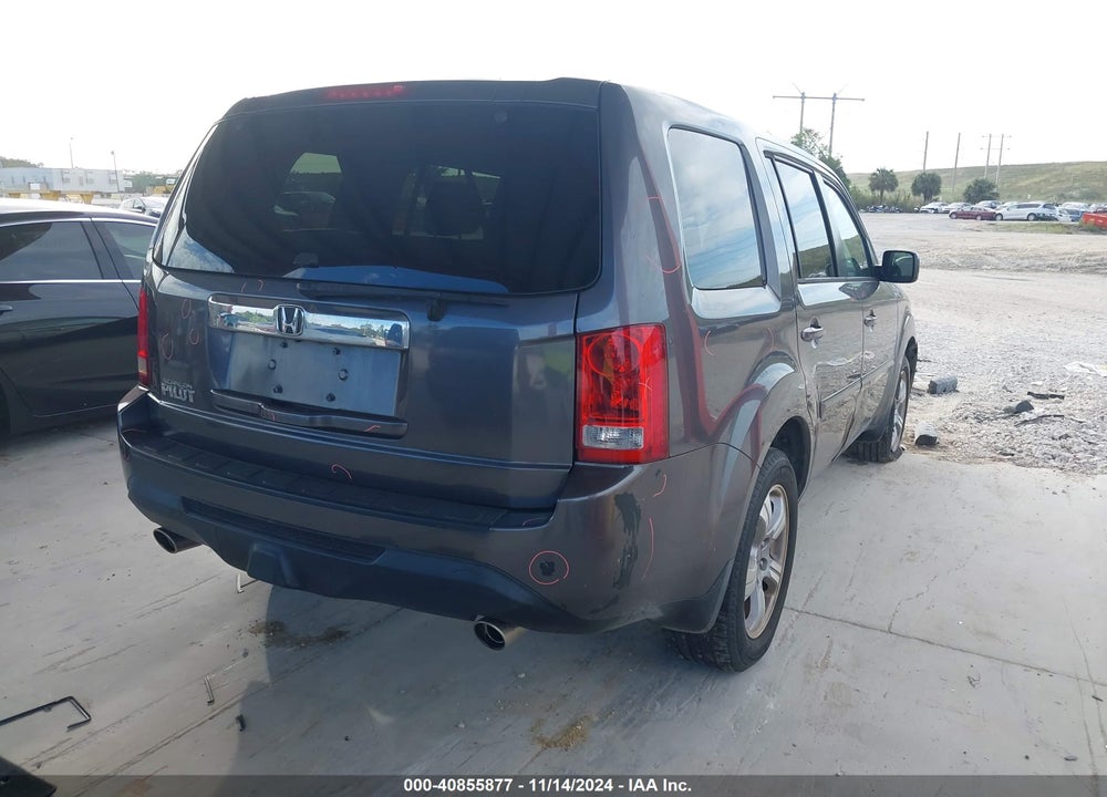 2014 HONDA PILOT EX-L VIN: 5FNYF3H57EB028499