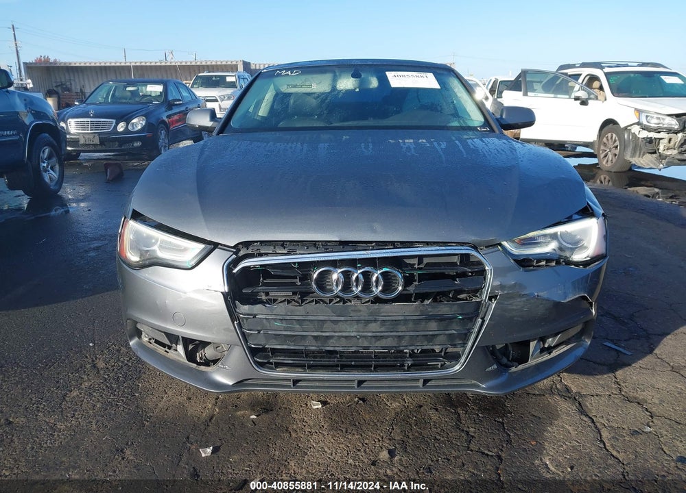 2013 AUDI A5 2.0T PREMIUM VIN: WAUCFAFR6DA001450