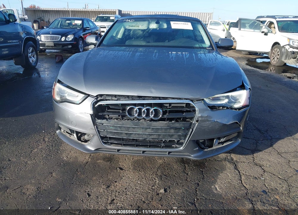 2013 AUDI A5 2.0T PREMIUM VIN: WAUCFAFR6DA001450