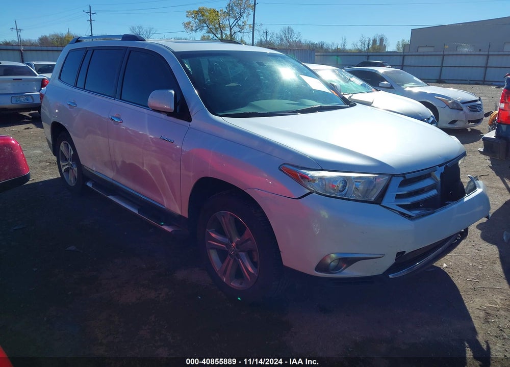 2013 TOYOTA HIGHLANDER LIMITED V6 VIN: 5TDYK3EH0DS101278