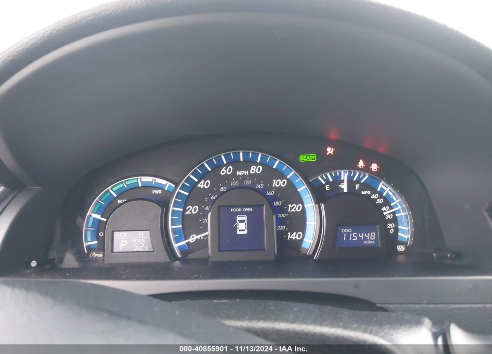 2012 TOYOTA CAMRY HYBRID VIN: 4T1BD1FK6CU023013