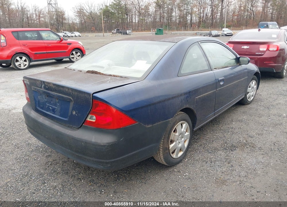2002 HONDA CIVIC EX VIN: 1HGEM22982L053663