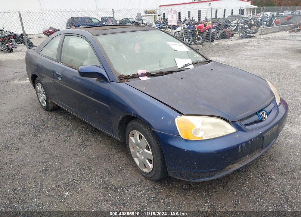 2002 HONDA CIVIC EX VIN: 1HGEM22982L053663